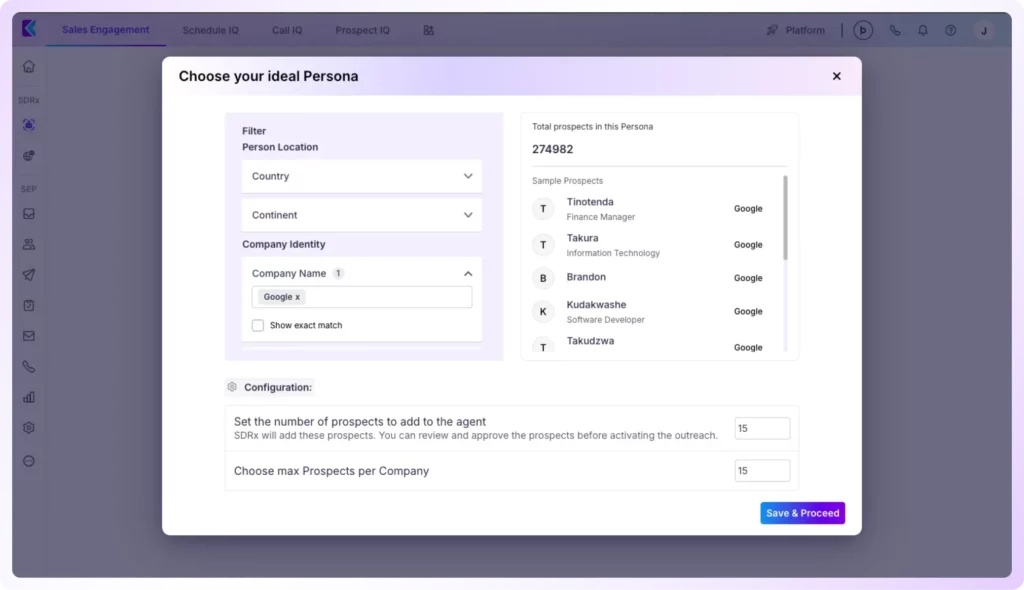 sdrX can identify your ideal customers based on the data you feed it