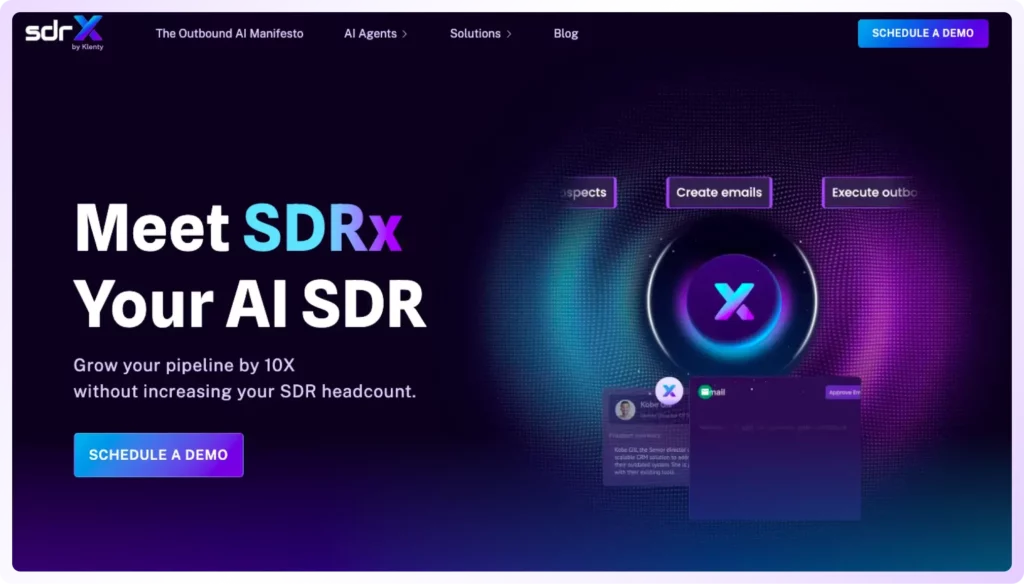 sdrx landing page